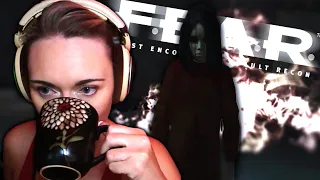 Spooky girl needs coffee in F.E.A.R. [Part 2]