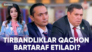 YANGI HAYOT - TIRBANDLIKLAR QACHON BARTARAF ETILADI?