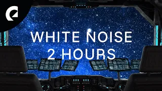 Deep Space White Noise for Sleep and Study - Sleep Sounds White Noise with Deep Bass (2 Hours)