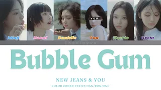 NEWJEANS - Bubble Gum // You As A Member // KARAOKE // (6 Members Ver.)