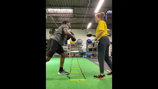 Beginner boxing footwork