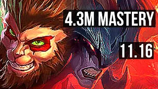 WUKONG vs AATROX (TOP) | 4.3M mastery, 2700+ games, 9/2/13 | KR Diamond | v11.16