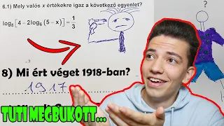 EZT ÍRD, HA NEM TANULTÁL! 😆  A LEGVICCESEBB DOLGOZAT VÁLASZOK! #4 😆