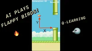 AI plays FLAPPY BIRDS | Reinforcement Learning