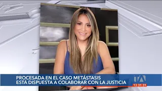 Mayra Salazar dispuesta a colaborar con la justicia dentro del caso Metástasis