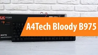 Распаковка клавиатуры A4Tech Bloody B975 / Unboxing A4Tech Bloody B975