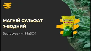 ЯКІСНИЙ СУЛЬФАТ МАГНІЮ. MgSO4