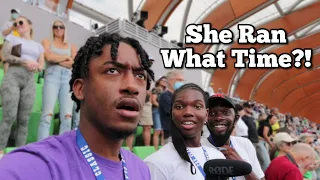 🤯 Elaine Thompson-Herah 10.54 100m Live Reaction!!! 🔥