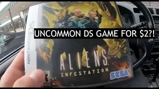 UNCOMMON NINTENDO DS GAME FOR $2?! / Live Video Game Hunting