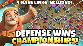 Defense Wins CHAMPIONSHIPS! Best TH12 War Bases with LINKS from TH12 Finals! | Clash of Clans