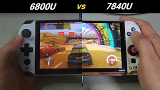 GPD WIN4 (6800U vs 7840U) Comparison - Test in 6 Games