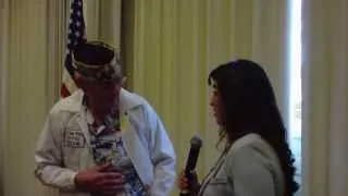 Pearl Harbor Survivor Earl J. "Chuck" Kohler speaks at the Moraga Rotary Club part 3