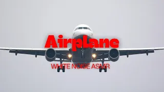 Airplane White Noise for Relaxation, Sleep or Studying 10hrs (Black Screen After 5 Minutes)