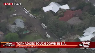 VIDEO: Tornadoes cause extensive damage across San Antonio