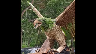 PROSES PEMBUATAN REFLIKA BURUNG GARUDA TASIKMALAYA