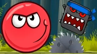 Red Ball 4 Chapter 2 Deep Forest All Hints + Boss Defeat Gameplay Walkthrough