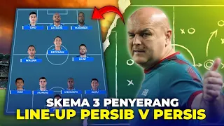 Madinda Jadi Penyerang🔥 Starting Line  Up Persib Vs Persis - Liga 1 Pekan ke 8