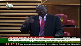 NATIONAL ASSEMBLY PROCEEDINGS  23TH NOVEMBER 2021 AFTERNOON SESSION