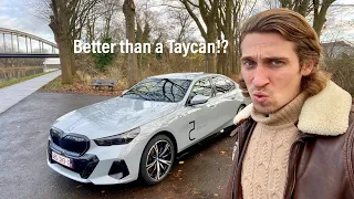 2024 BMW i5 TEST DRIVE Better than a Taycan!? lrdx_cars