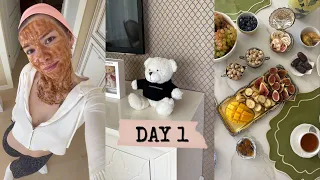 mini vlog : day 1 / как я питаюсь и чем насыщаюсь