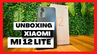 Unboxing XIAOMI MI 12 LITE. Completo, design e características principais da TELA. Celular moderno.