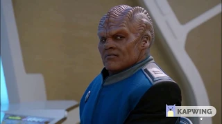 Bortus grows a Mustache