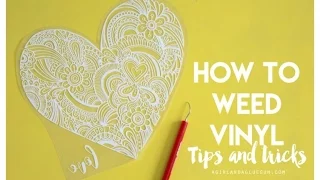 weeding craft vinyl tips and tricks