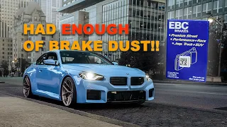 BRAKE DUST on the BMW M2 G87 Is Brutal - EBC Red Pads Fixes It