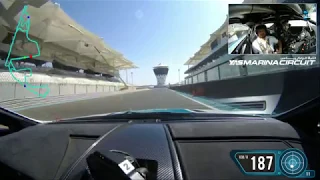 Yas Marina Circuit -  Aston Martin GT4 best lap   15 10 2019