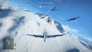 Battlefield 5: Bf 109 Airplane Conquest Gameplay (No Commentary)