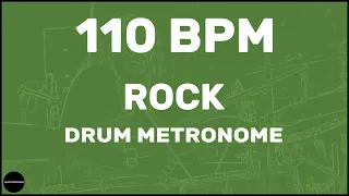 Rock | Drum Metronome Loop | 110 BPM