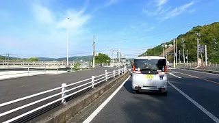 Go for a drive【岩国錦帯橋空港→岩国城ロープウェイ】Iwakuni City　03/May/2024