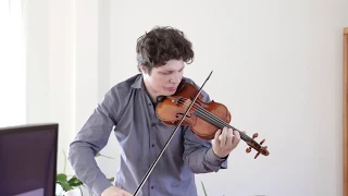 Home Video: Bach Sonata No. 1 g minor - Adagio (faster version)