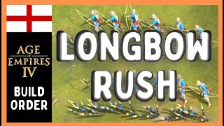 Fast AOE 4 Longbowman Rush!! | Age of Empires 4 Build Order