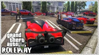 GTA 5 Roleplay - HUGE Red Paint Only Car Meet | RedlineRP #25