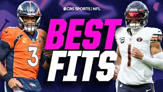 Best Ideal Situations For Justin Fields & Russell Wilson: NFL Free Agency I CBS Sports