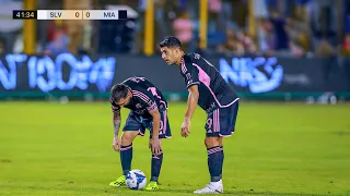 Messi vs El Salvador | First match with Suarez for Inter Miami