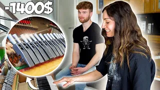 Pro Pianist tries a Piano with REAL Hammers