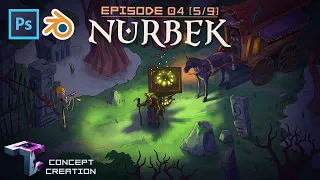 CONCEPT CREATION | Nurbek Character Design Part 5/9 | 2D Isometric In-Game Concept + UI