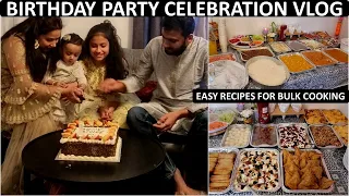 Cooked For 50 People For Evie's 1st Birthday Party | Birthday Celebration Vlog | Veg Guest Menu