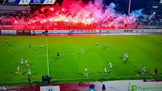 akritas xlwrakas vs APOEL ULTRAS 16/10/22  Amazing Pyroshow 🔥