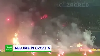 Scene ireale în Croația după derby-ul Dinamo Zagreb - Hajduk Split!