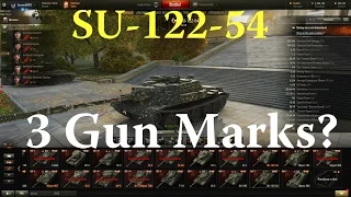 World of Tanks - SU-122-54 3 Gun Marks?