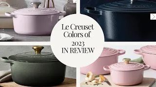 Le Creuset Colors of 2023 In Review | Le Creuset Colorways|  Kitchen Essentials| October 2023