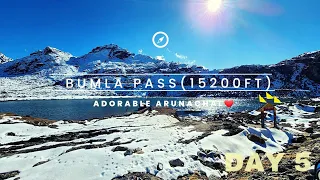 Exploring Bumla pass, Tawang (15200 ft) | Indian Army | Bike ride | meteor350 | Arunachal | Day 5