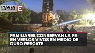 Coahuila: Trabajan contra reloj para salvar a mineros atrapados en pozo de carbón