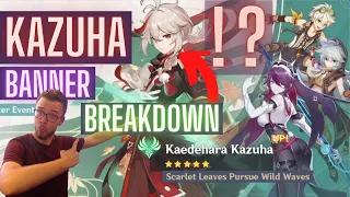 Kaedehara Kazuha Banner Breakdown - EXTREME VALUE! Genshin Impact In-Depth Analysis