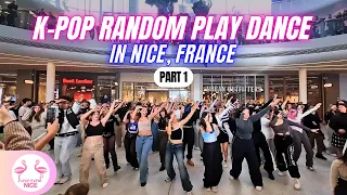 [IN PUBLIC] K-POP RANDOM PLAY DANCE in Nice, FRANCE (PART 1) - CAP3000 [17.02.2024]