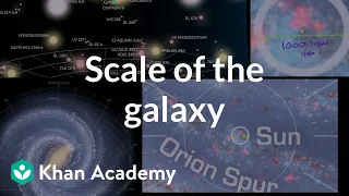 Scale of the galaxy | Scale of the universe | Cosmology & Astronomy | Khan Academy