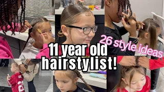 11 y/o Hairstylist! 26 cute girl hairstyle ideas -  Christy Gior
